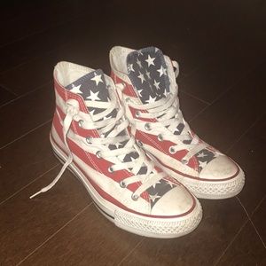 AMERICAN FLAG CONVERSE ALLSTARS